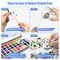 Watercolor Paint Set, 50 Vivid Colors with Portable Carrying Case, Perfect Travel Water Colors Paint Adult Set for Artists,Beginners,Professionals
